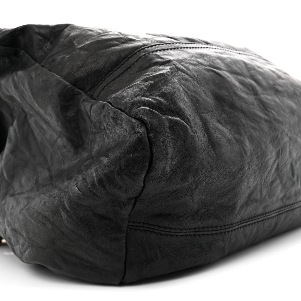 Tumbled Sheepskin Large Pandora Black