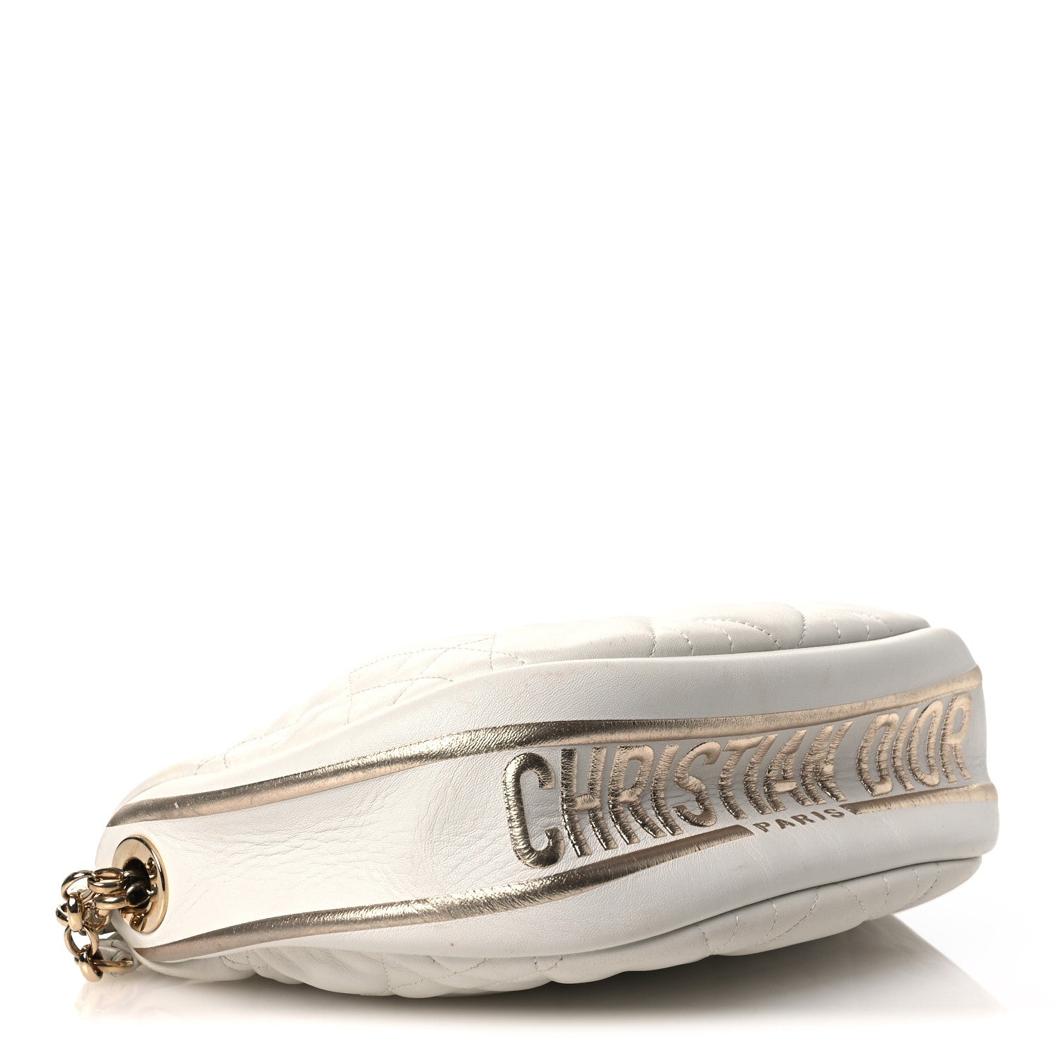 Lambskin Cannage Medium Dior Vibe Hobo Bag Latte