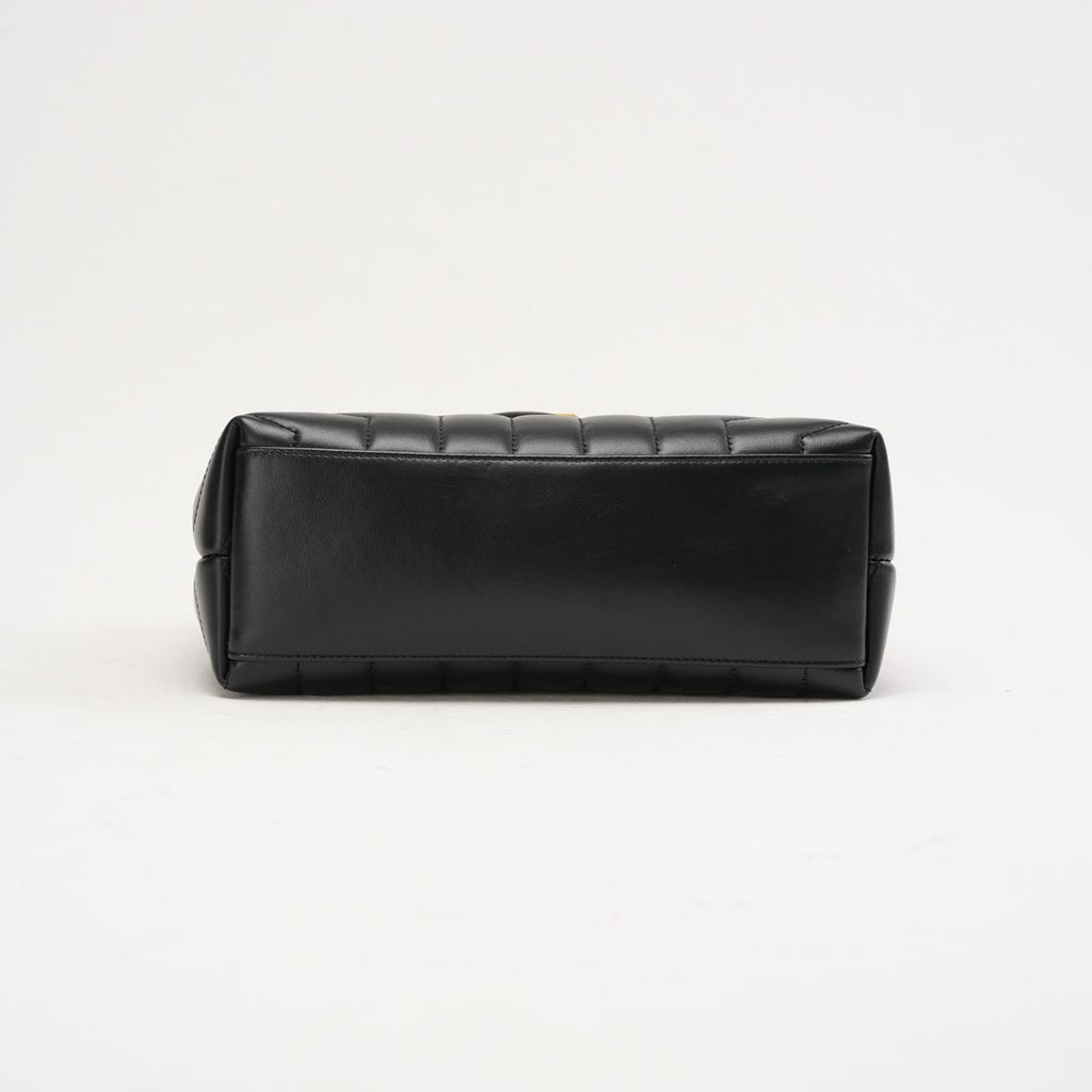 Saint Laurent Small LouLou Leather Black 2023