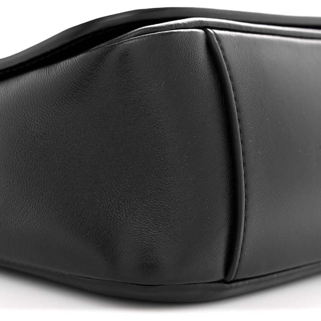 Lambskin CC Messenger Flap Black