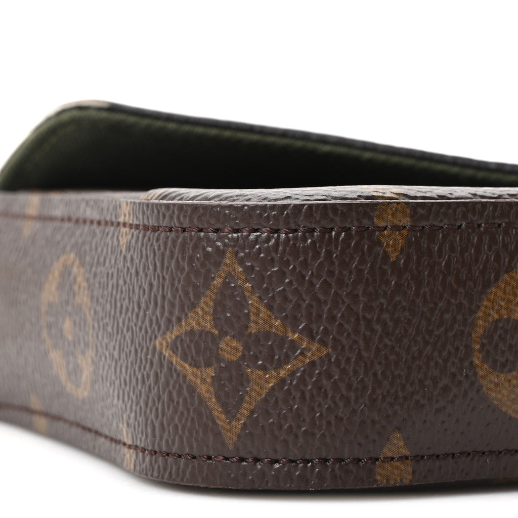 Monogram Felicie Strap & Go Kaki