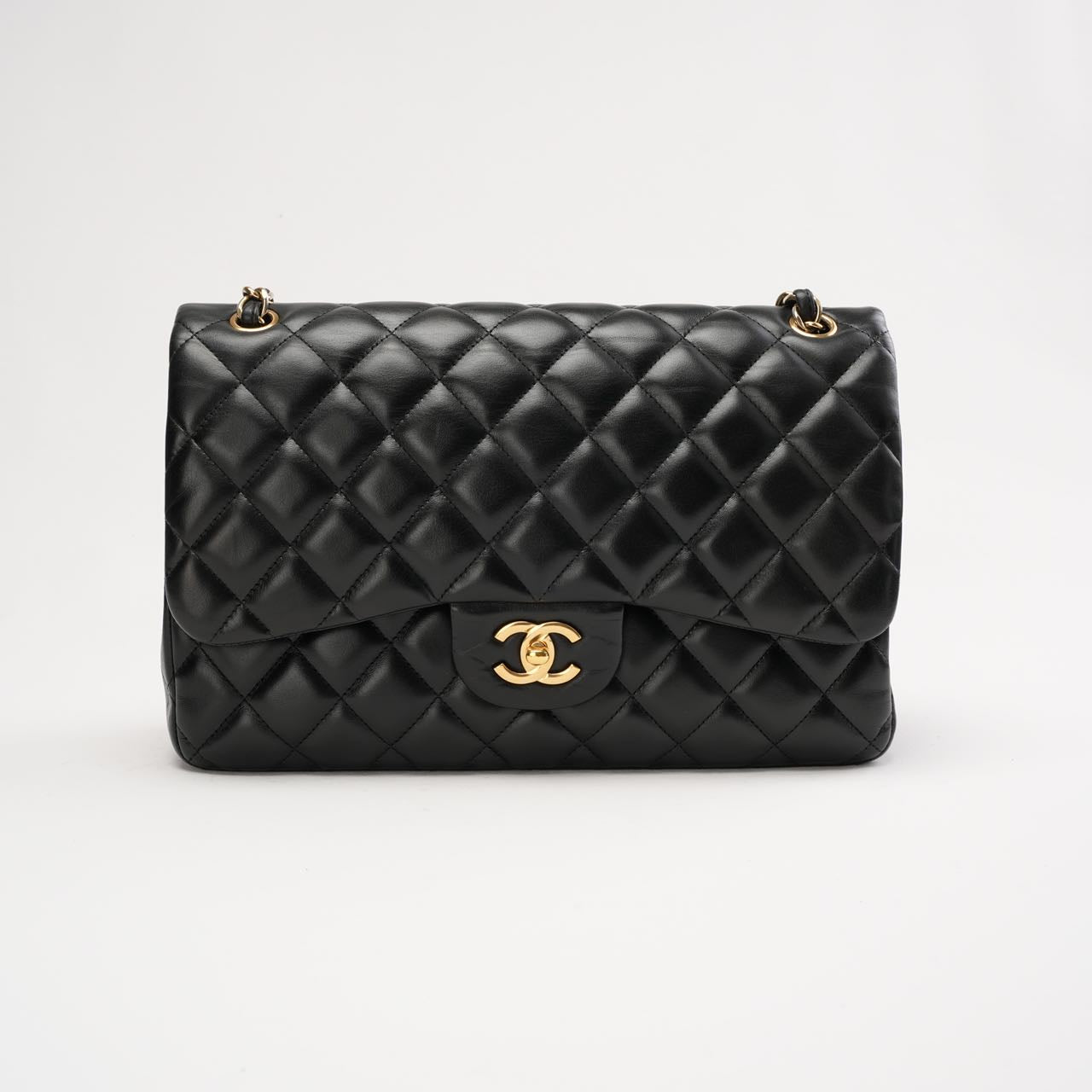 Chanel Timeless Jumbo Double Flap Lamb Black 2011