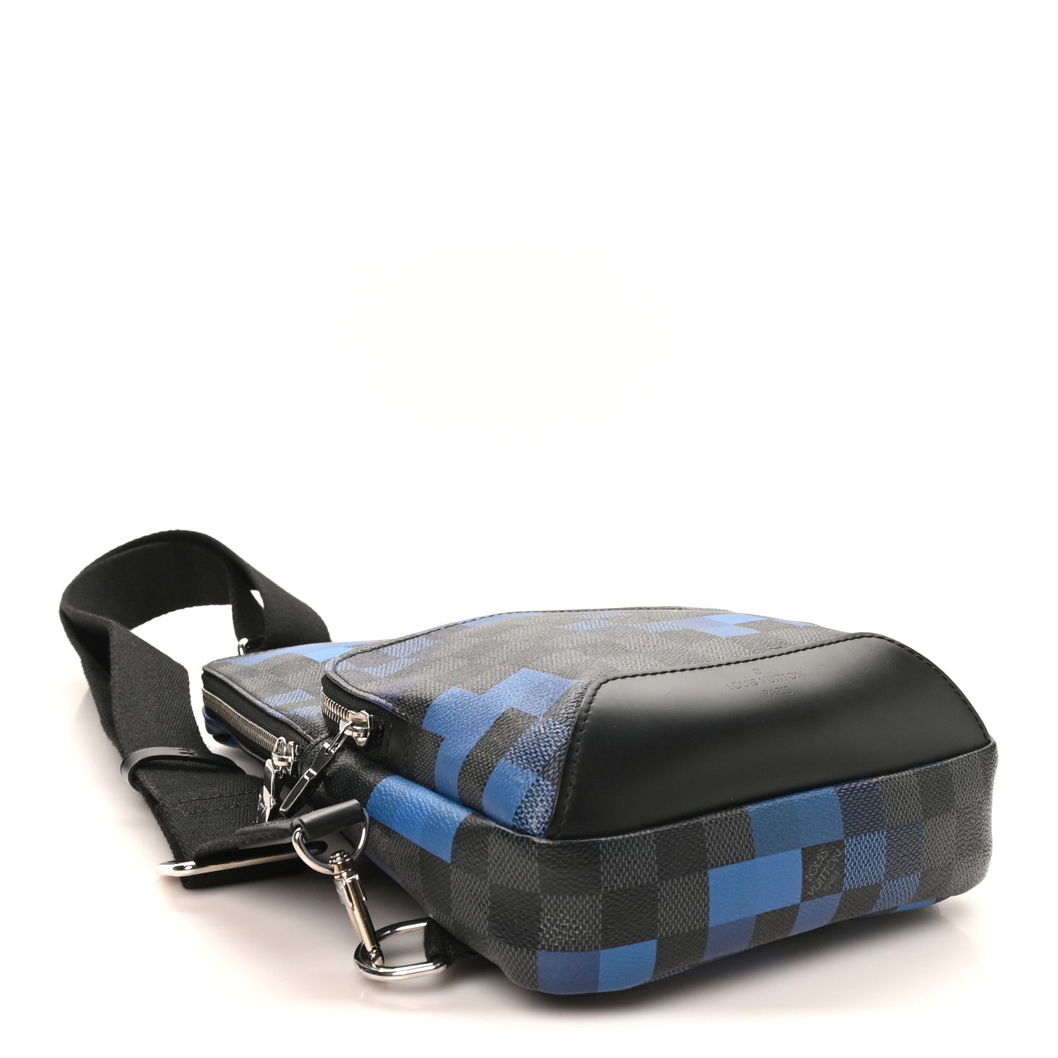 Damier Graphite Pixel Avenue Sling Backpack Blue
