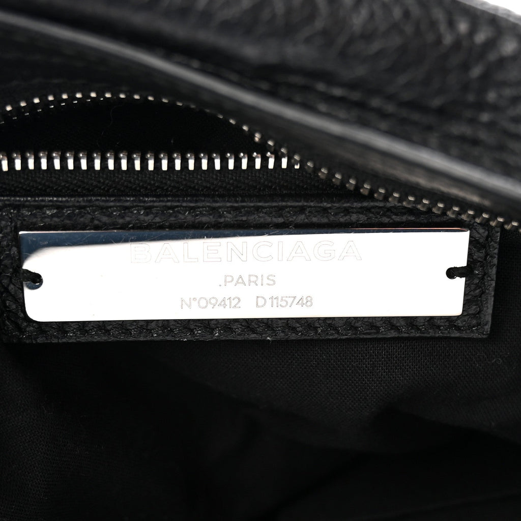 Agneau Classic Silver Hardware City Black