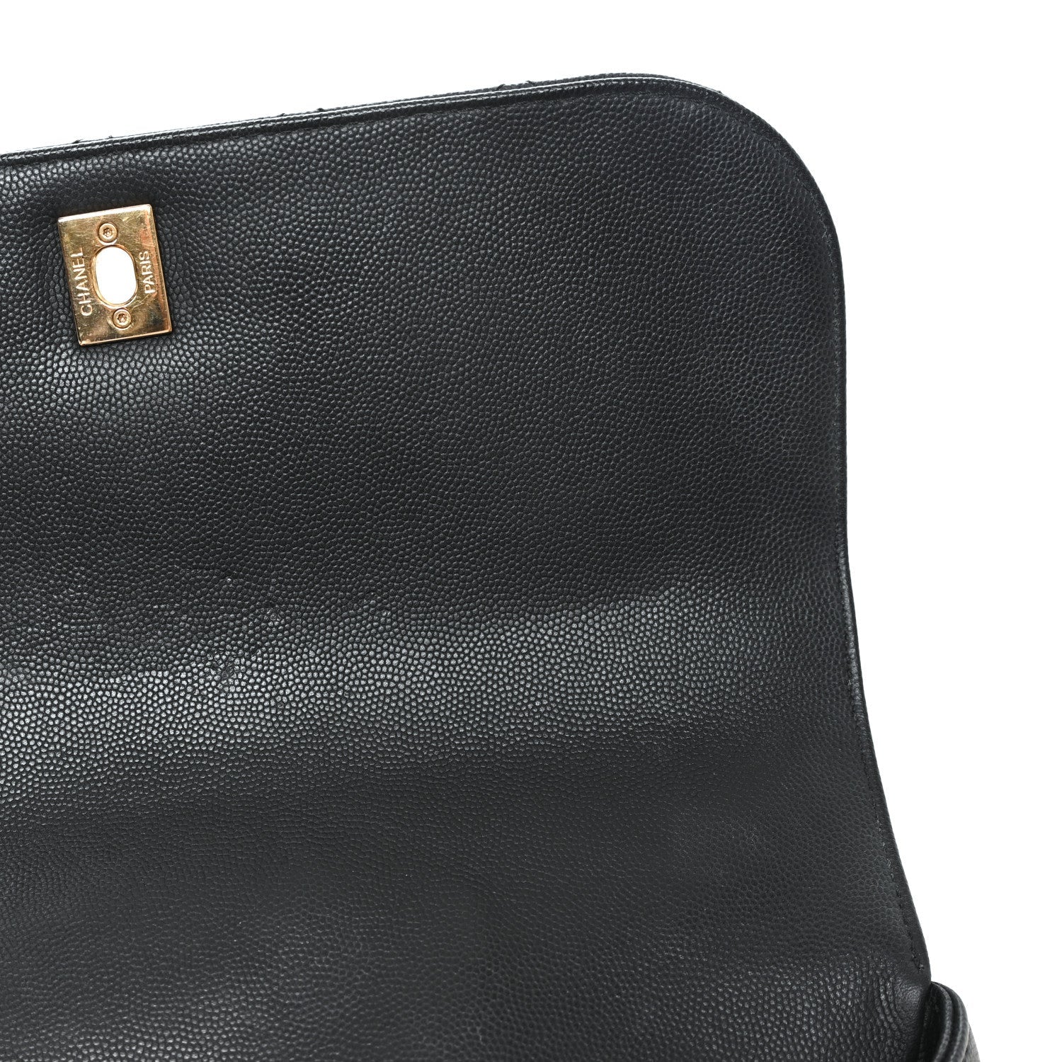 Caviar Quilted Large Business Affinity Flap Black