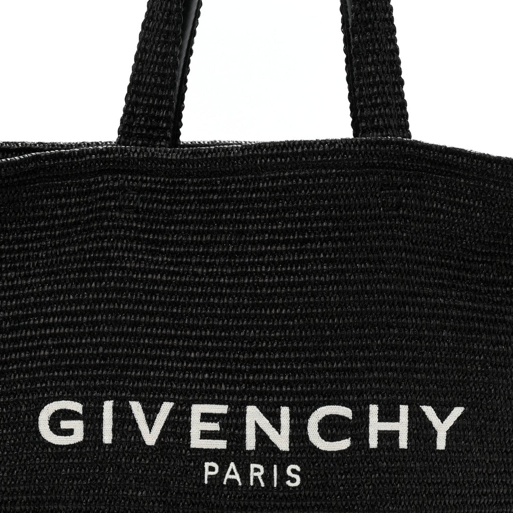 Raffia Medium G Tote Black