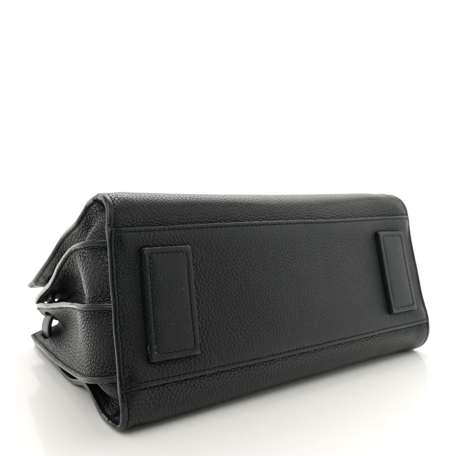 Grained Calfskin Baby Sac De Jour Souple Black