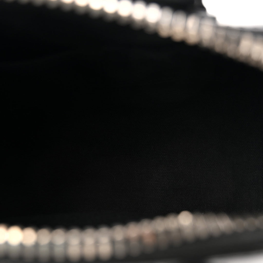 Shiny Lord Calfskin Mini Antigona Black