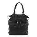 Agneau Classic Hardware Square Tote Black