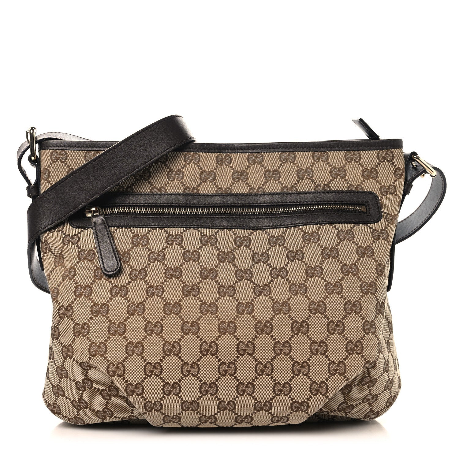 Monogram Messenger Bag Dark Brown