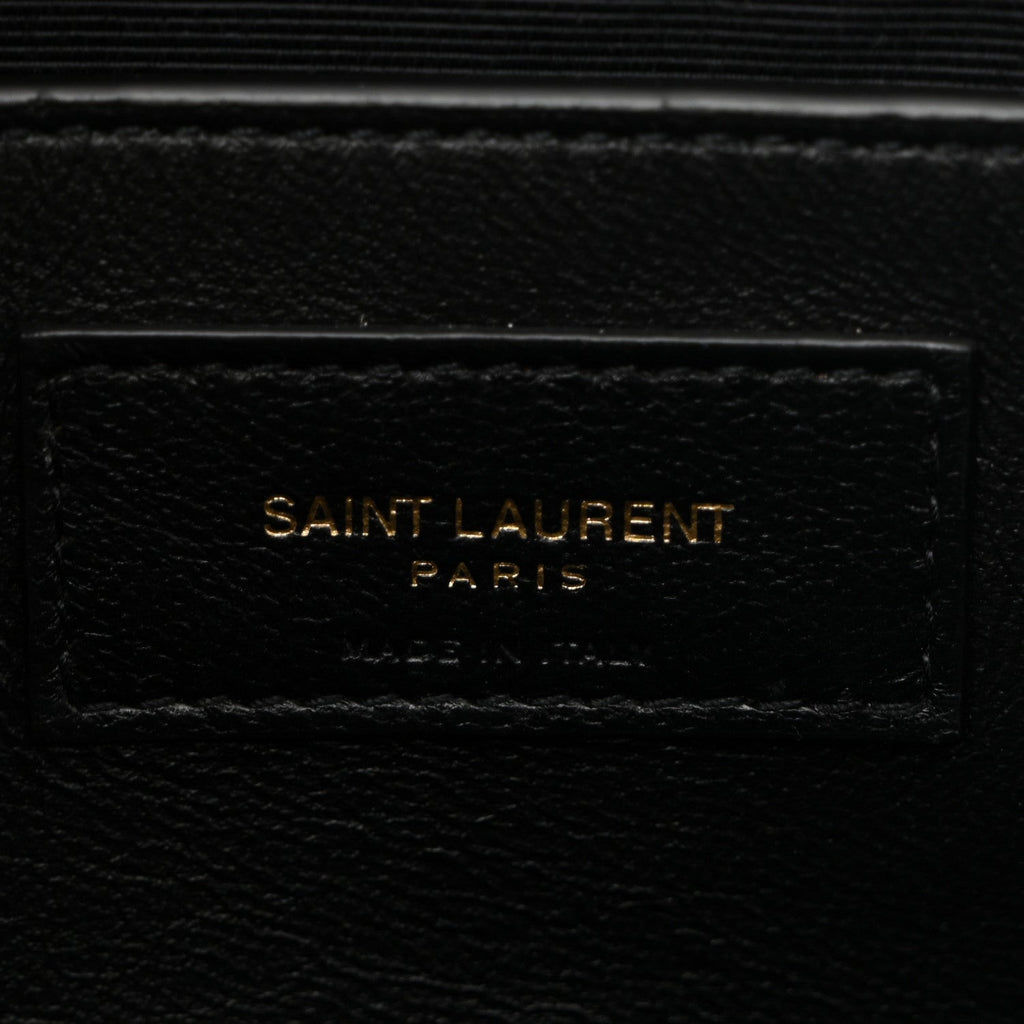 Grain De Poudre Medium Classic Monogram Kate Satchel Black