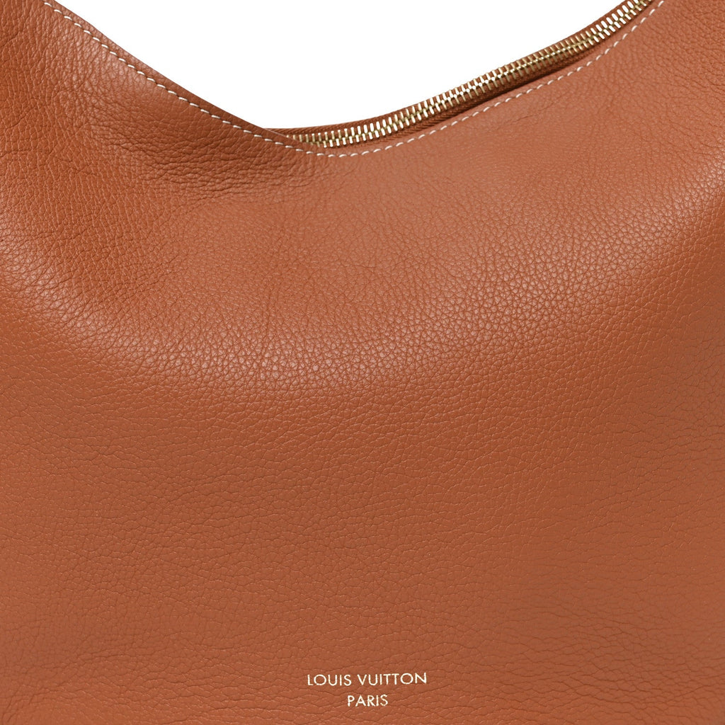 Calfskin Low Key Cookie MM Cognac