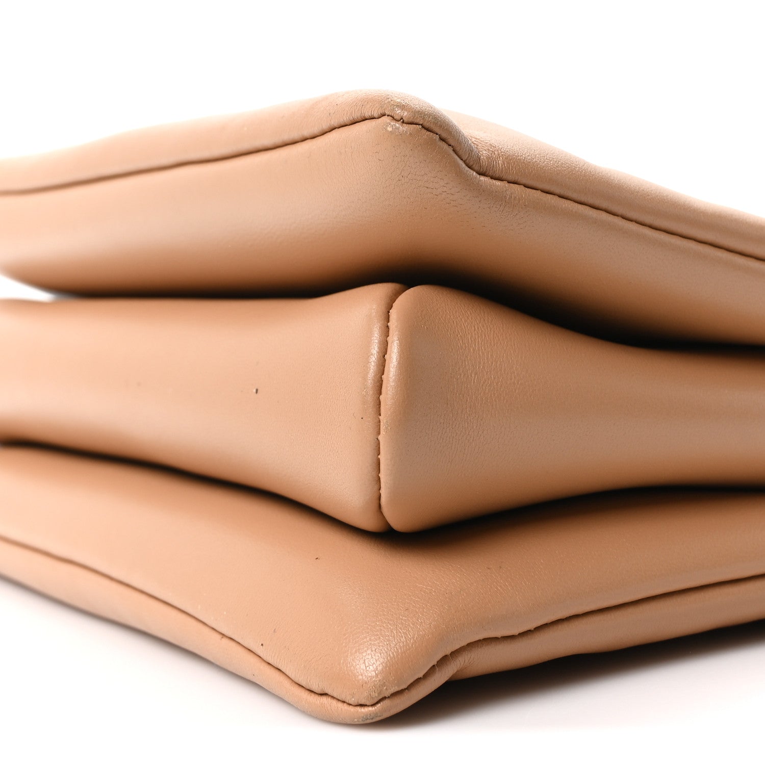 Lambskin Embossed Monogram Coussin PM Camel