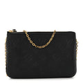 Empreinte Double Zip Pochette Black