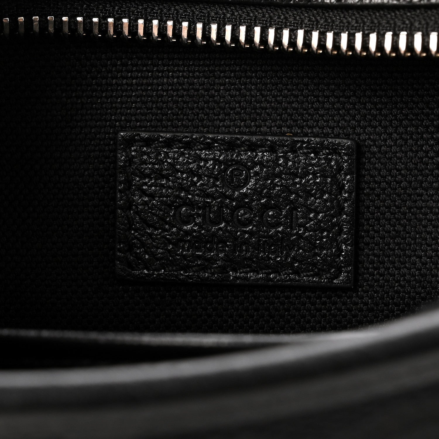 Monogram Jumbo GG Textured Dollar Calfskin Web Mini Crossbody Bag Black