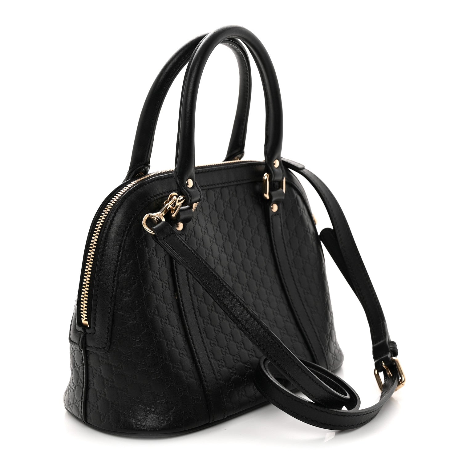 Microguccissima Mini Dome Bag Black