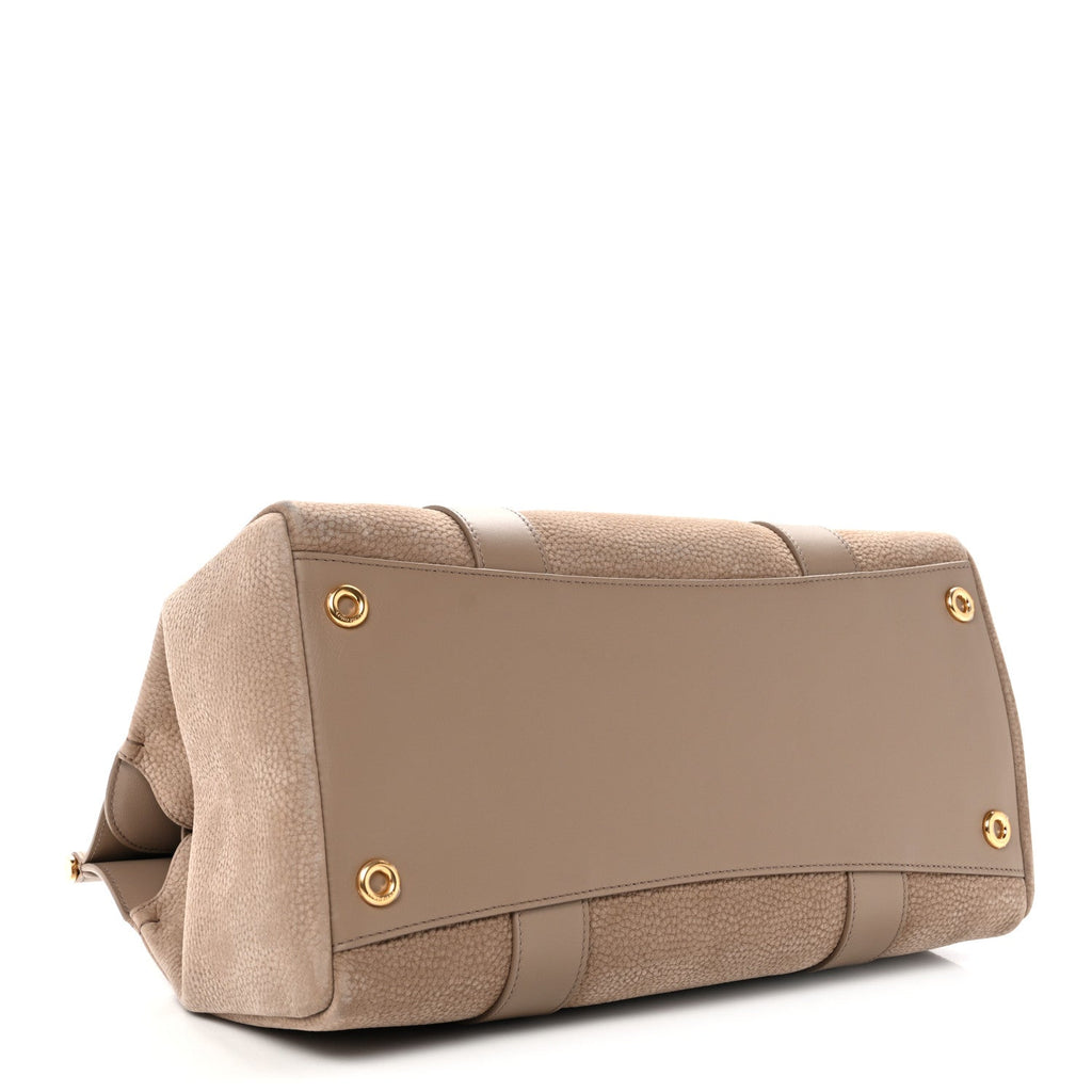 Grained Nubuck L32 Loom Bag Fossil