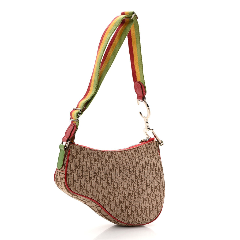 Monogram Rasta Saddle Pochette Beige