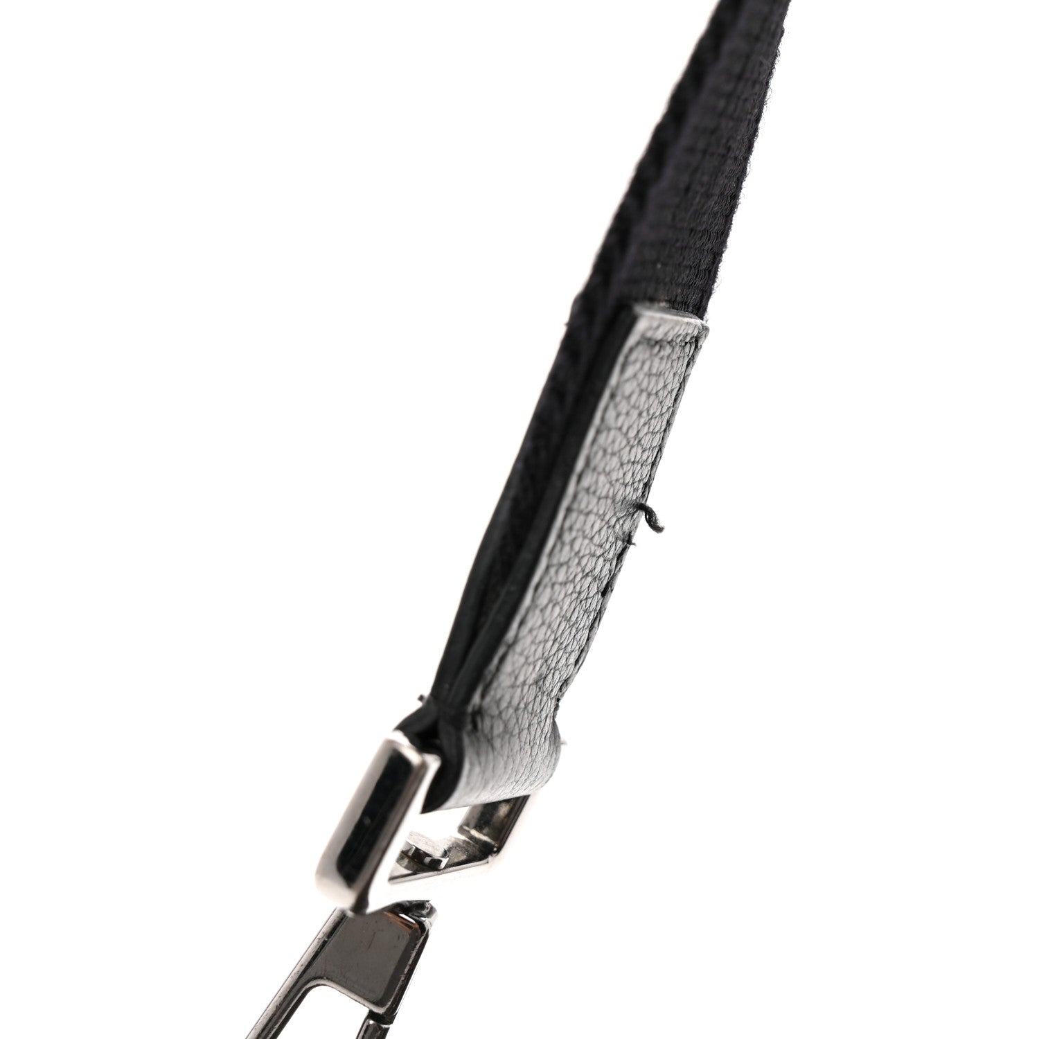 Oblique Saddle Triple Pouch Black