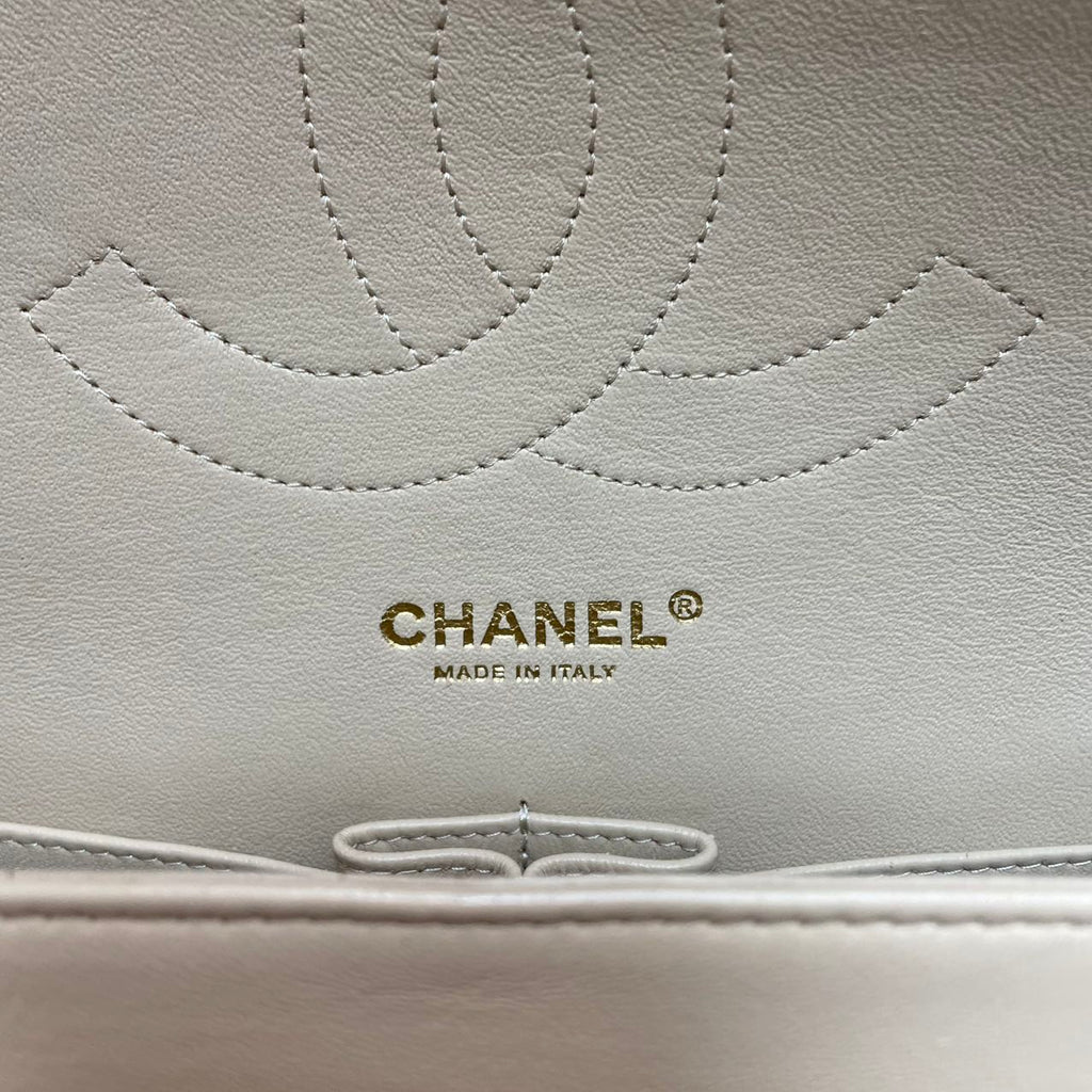 Chanel Classic Jumbo Double Flap Lamb Beige 2011