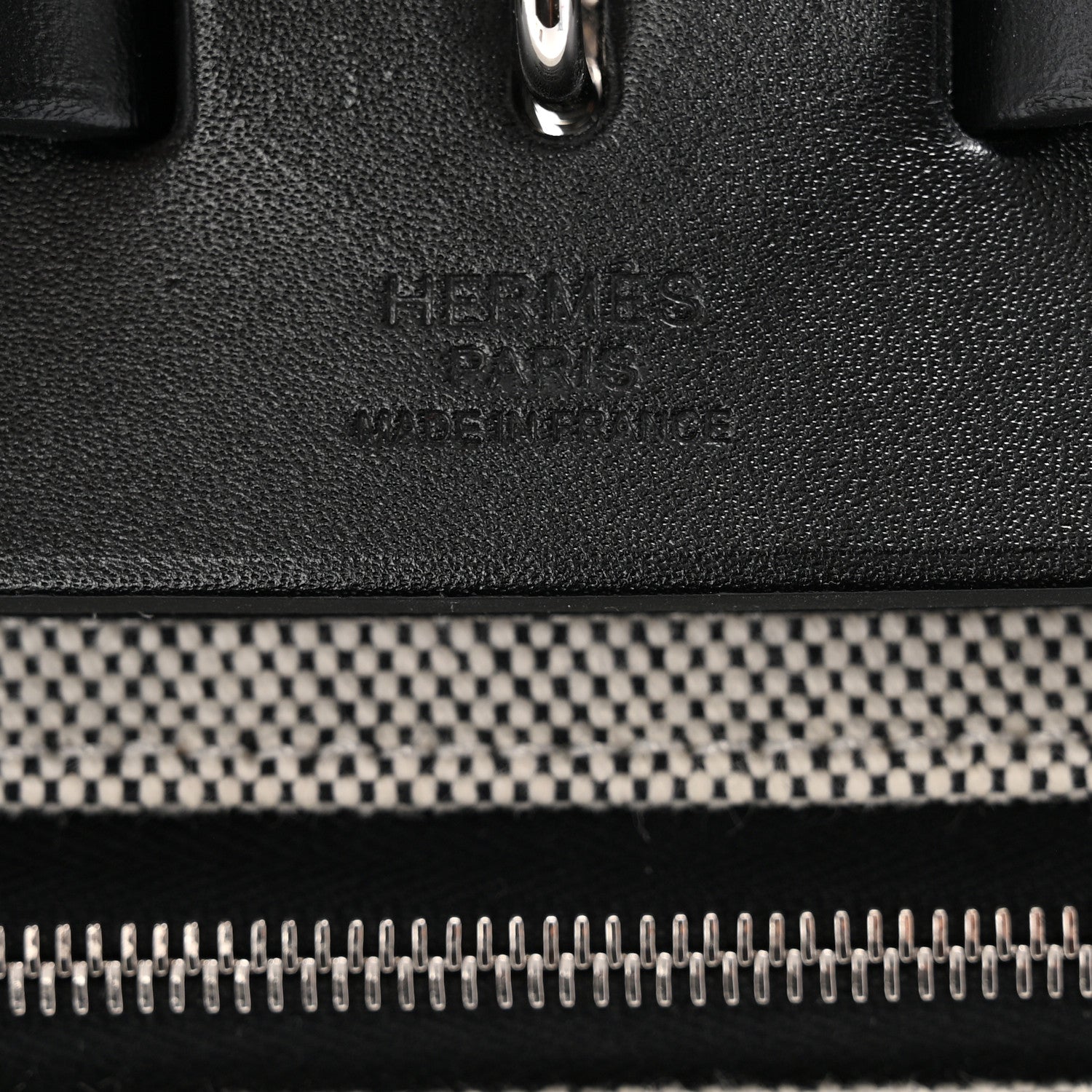 Toile H Berline Vache Hunter Herbag Zip 39 MM Black Ecru