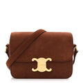 Nubuck Calfskin Teen Triomphe Chestnut