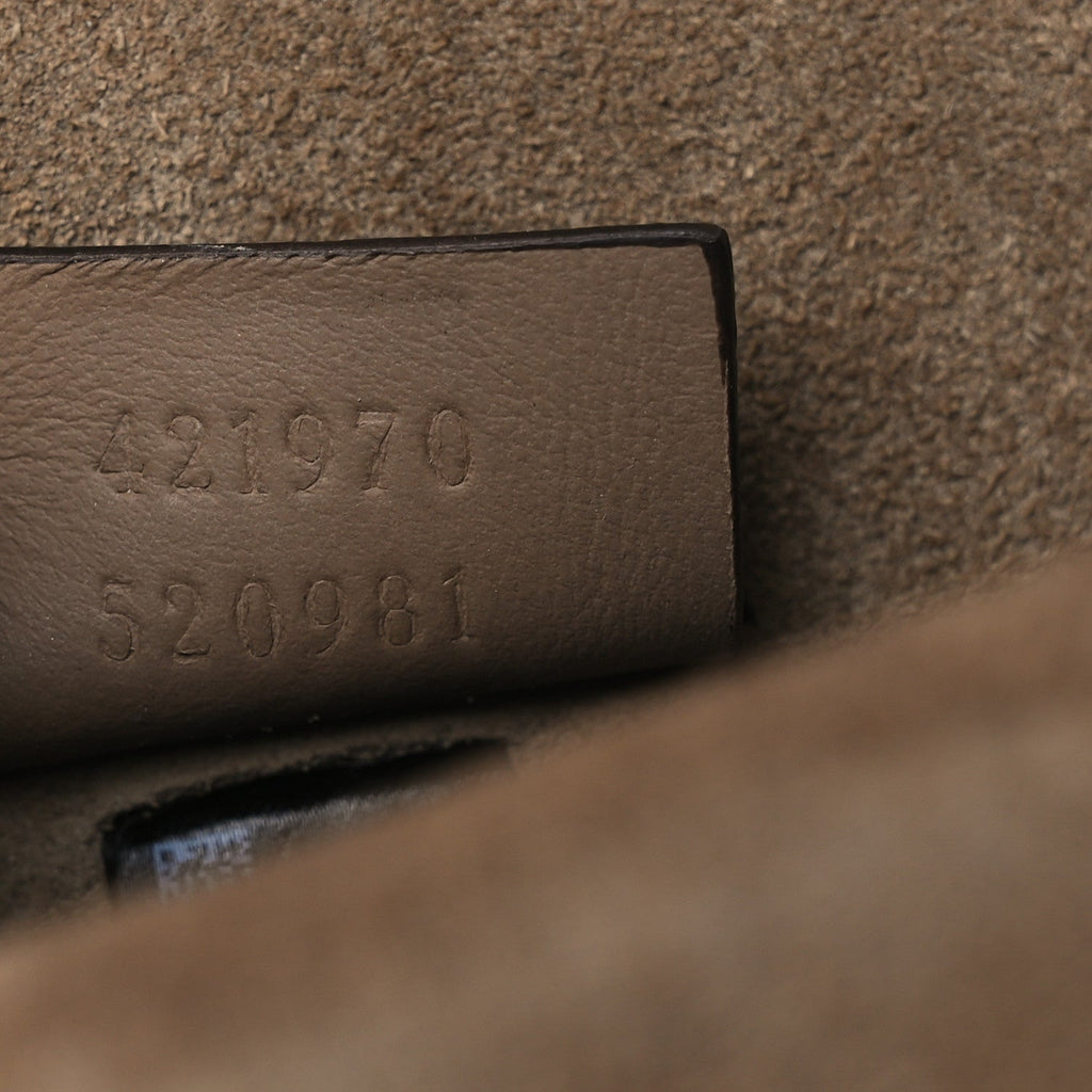 GG Supreme Monogram Mini Dionysus Shoulder Bag Taupe