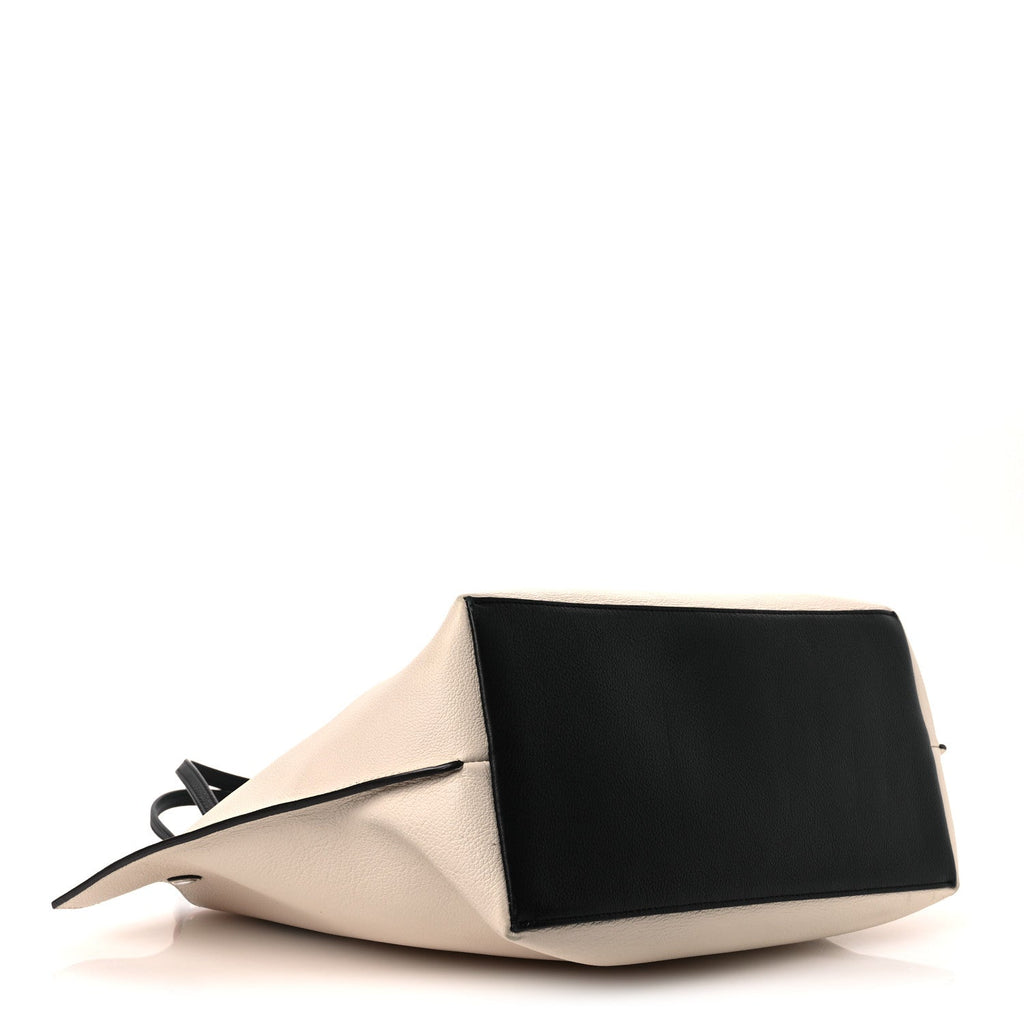 Calfskin Lockme Go Tote Kabuki Red Quartz Black