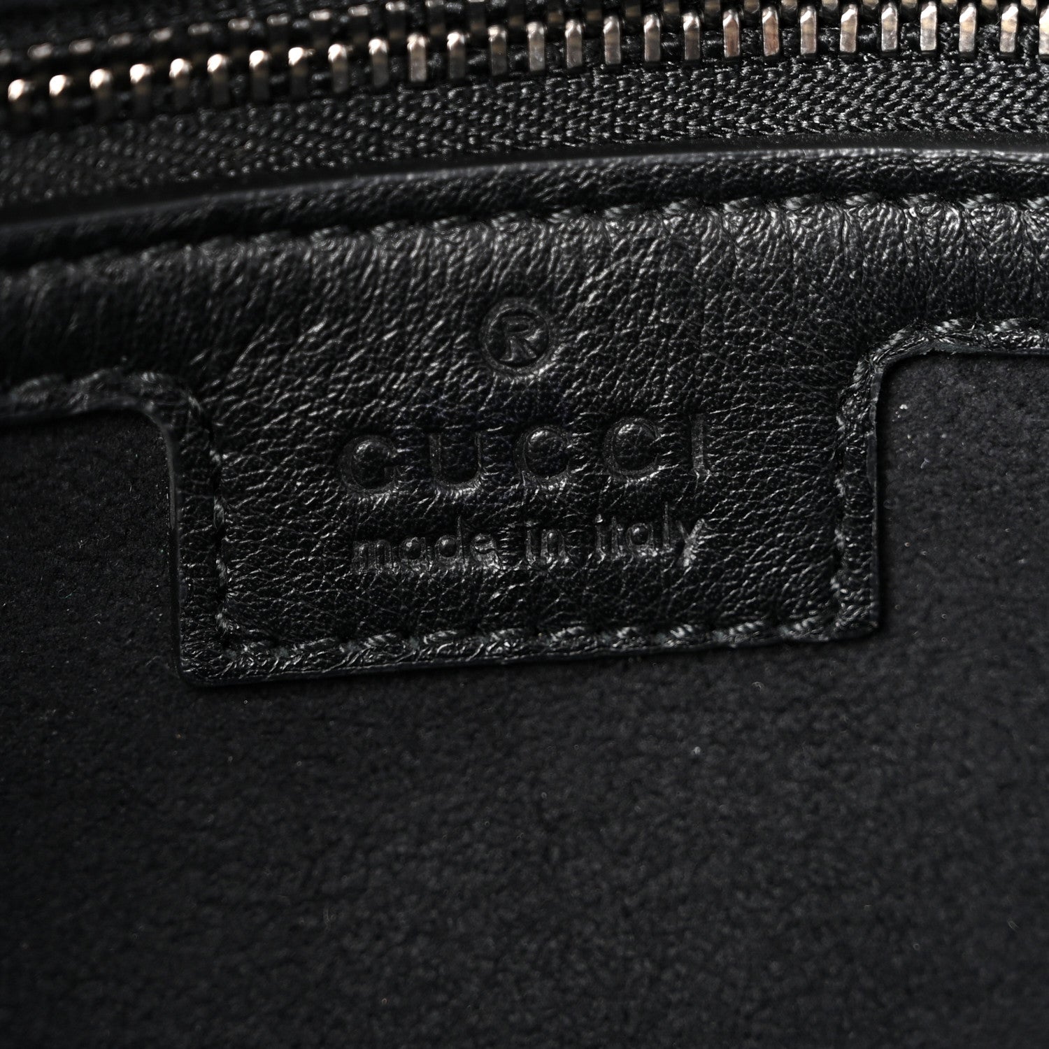 Patent Calfskin Matelasse Monochrome Small GG Marmont Shoulder Bag Black