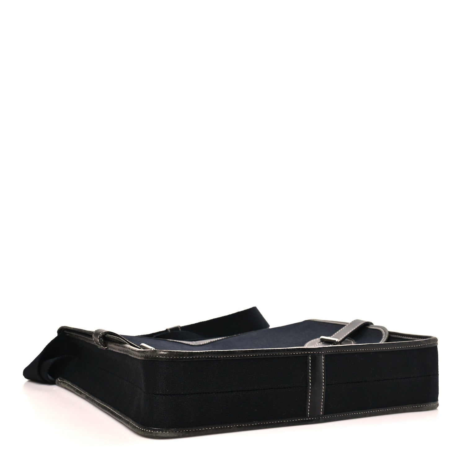 Toile Officier Buenaventura Messenger Bag Black