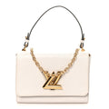 Epi Twist Shoulder Bag MM White