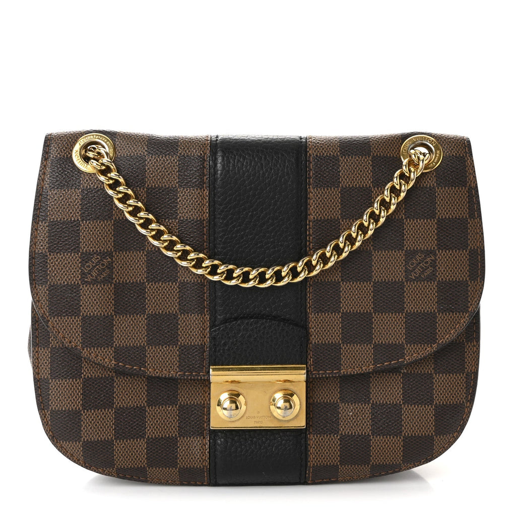 Damier Ebene Cuir Taurillon Wight Black