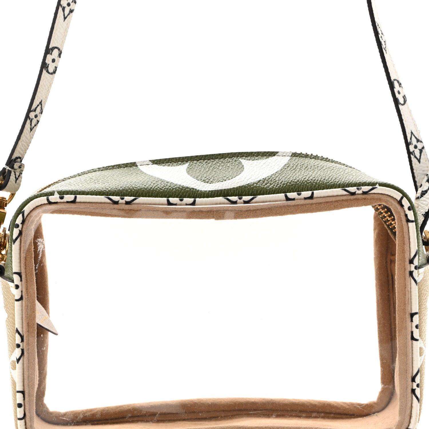 Monogram Giant Beach Pouch Kaki