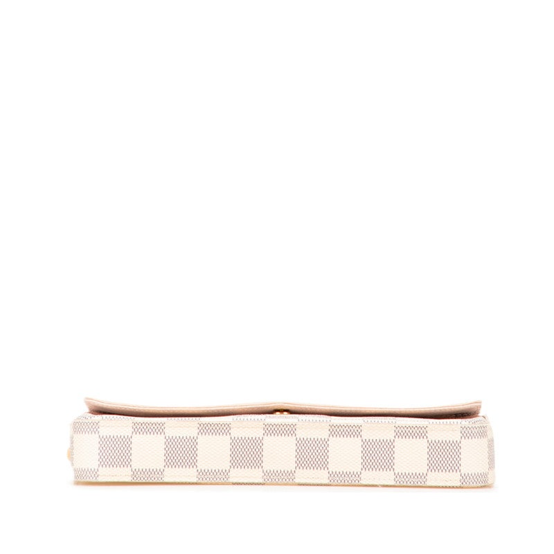 Louis Vuitton Pochette Felicie Damier Azur Chain Shoulder Bag