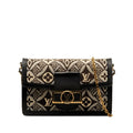 Louis Vuitton Portefeuille Dauphine Monogram Leather Chain Shoulder Bag