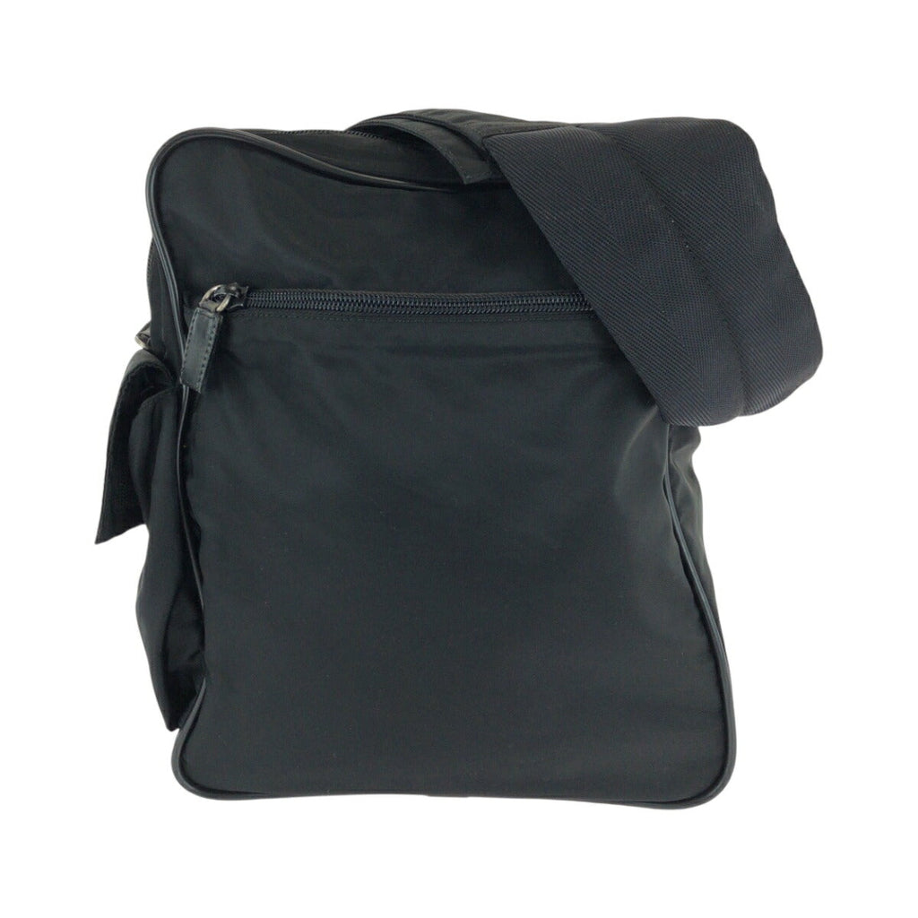 Prada Tessuto Triangle Logo Plate Nylon Shoulder Bag 501632