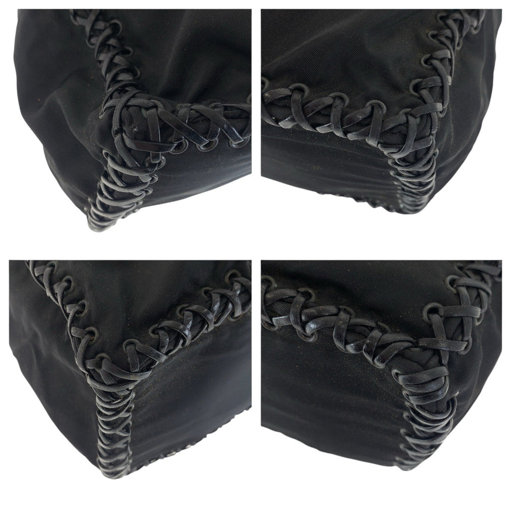 Prada Nylon/Leather Shoulder Bag 501642