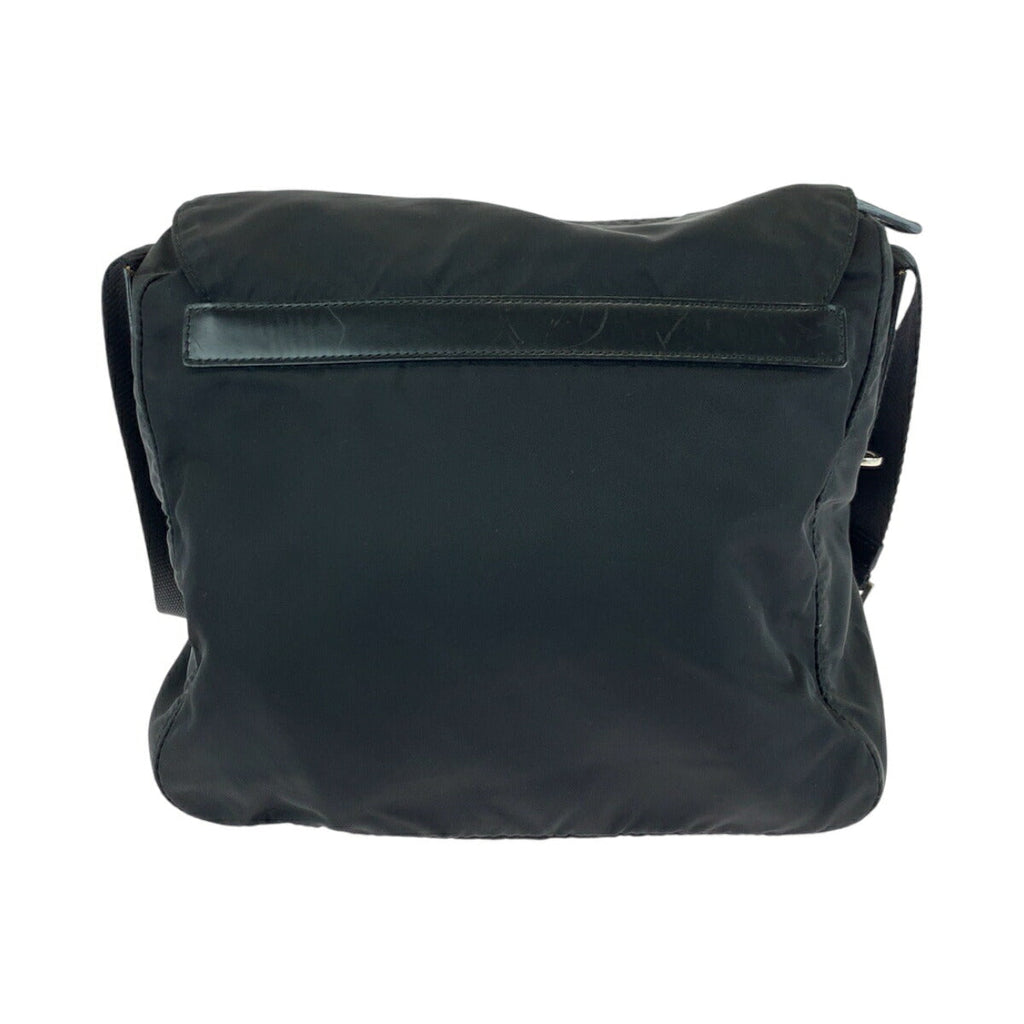 Prada Tessuto Triangle Logo Plate Nylon Shoulder Bag 502064