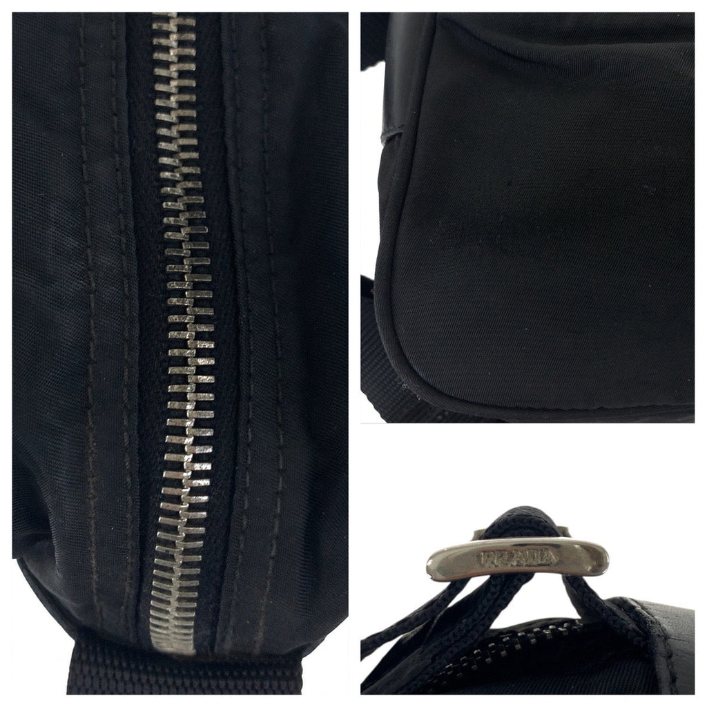 Prada Tessuto Nylon/Leather Shoulder Bag