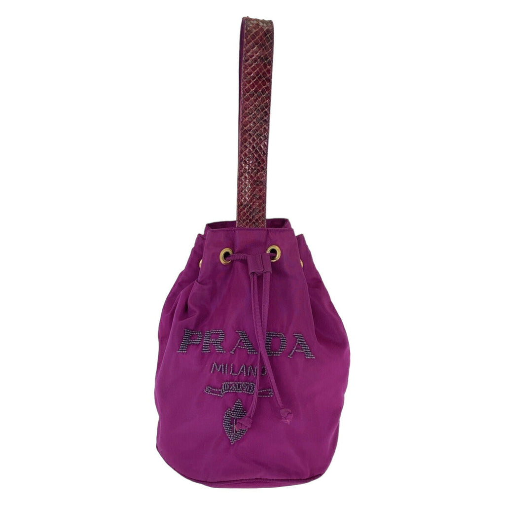 Prada Tessuto Python 2way shoulder bag