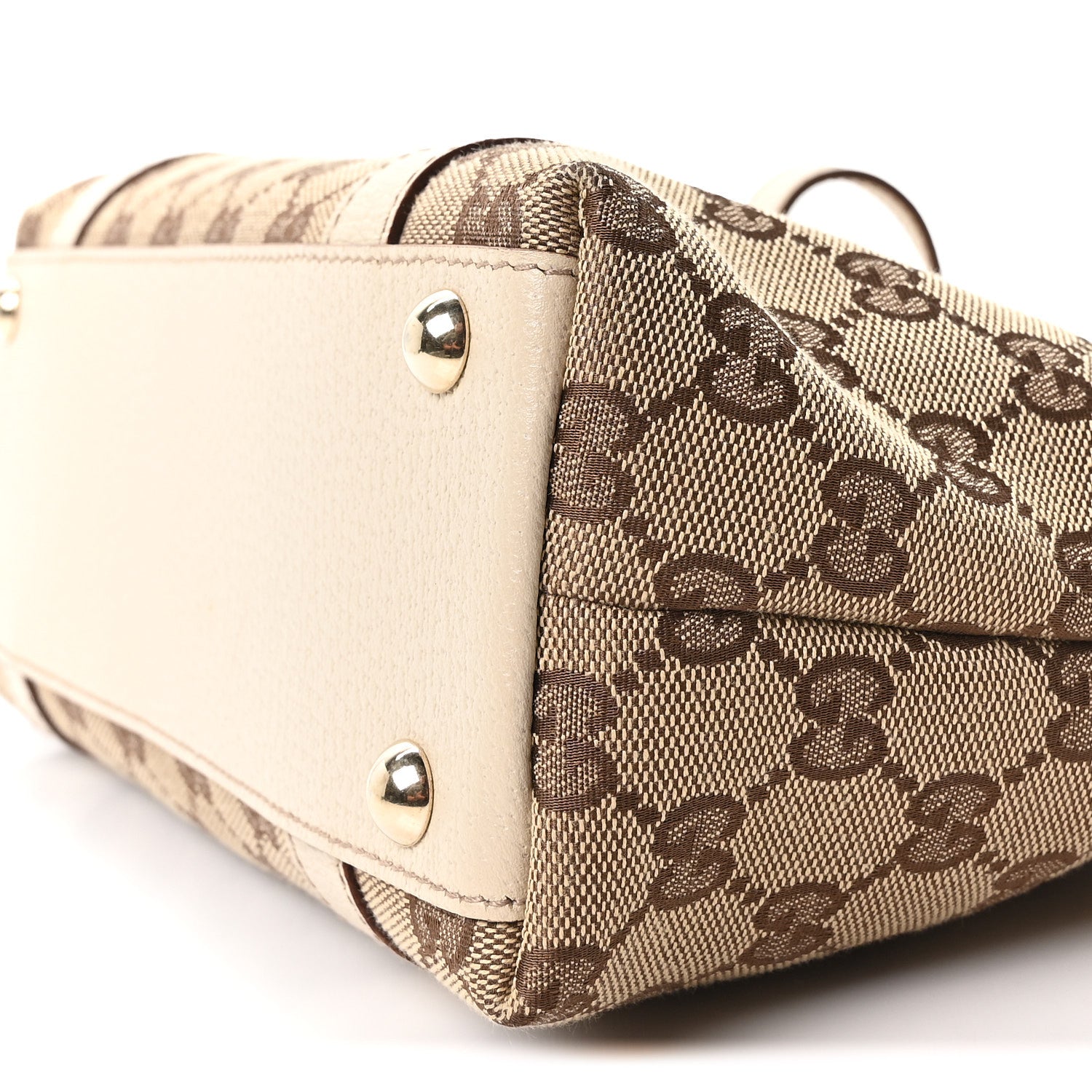 Monogram Small Abbey Tote Off White