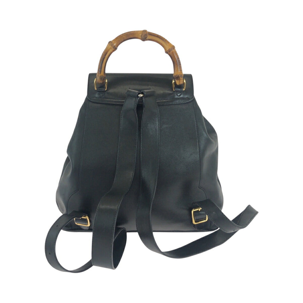 Gucci Bamboo Leather Backpack