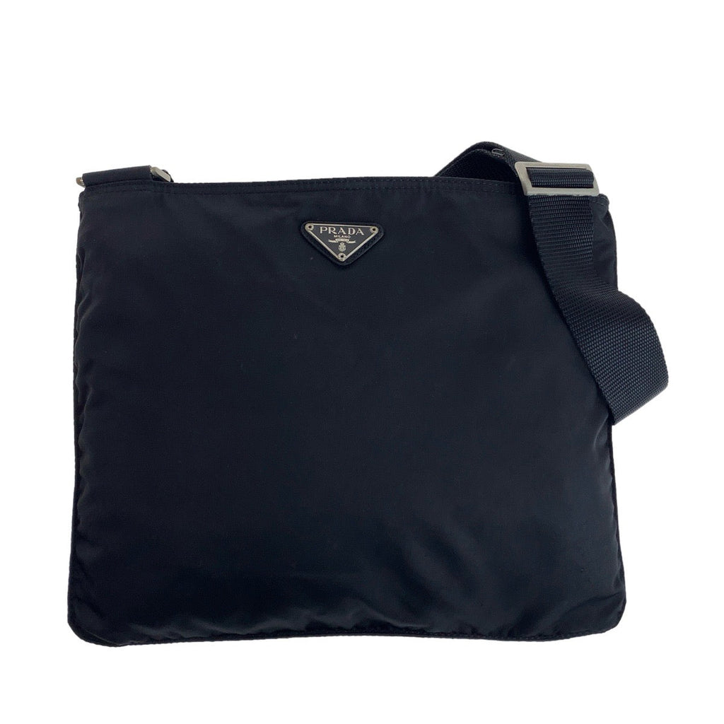 Prada Tessuto Triangle Logo Nylon Shoulder Bag
