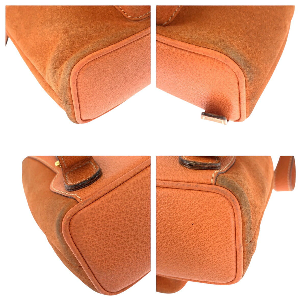 Gucci Bamboo Suede Backpack