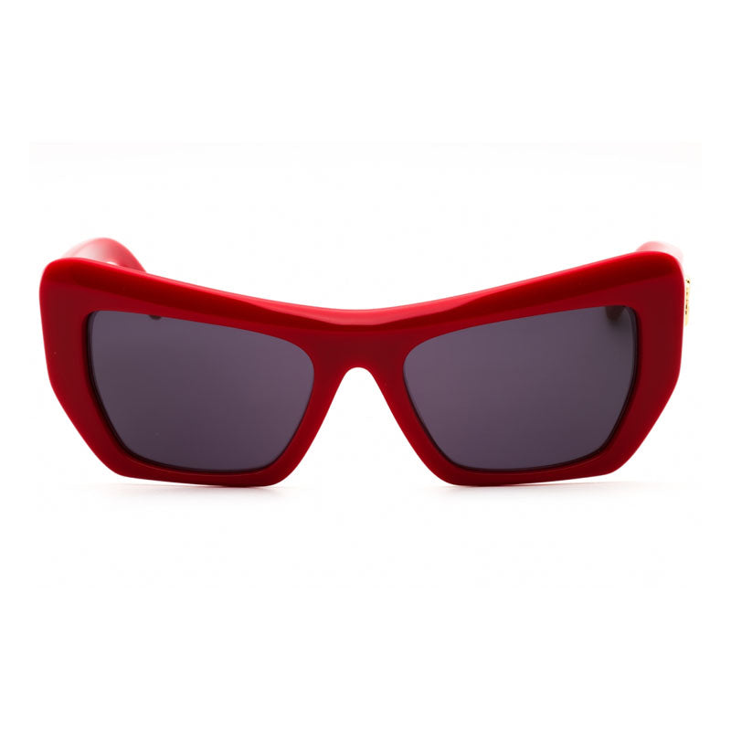 MCM Sunglasses Butterfly Full Rim, Shiny Red Frame and Smoke Lens MW000366A