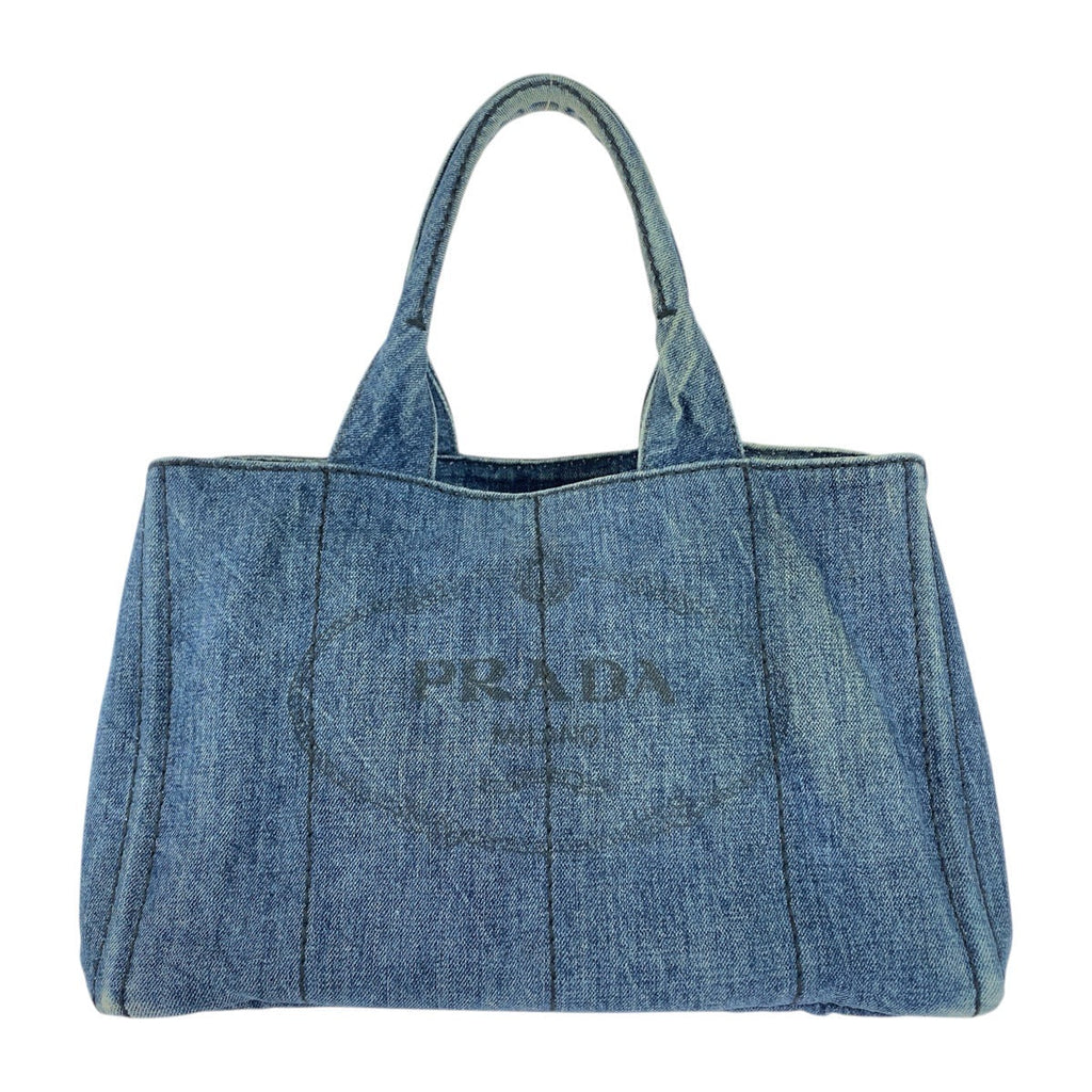 Prada Canapa Canvas Tote Bag