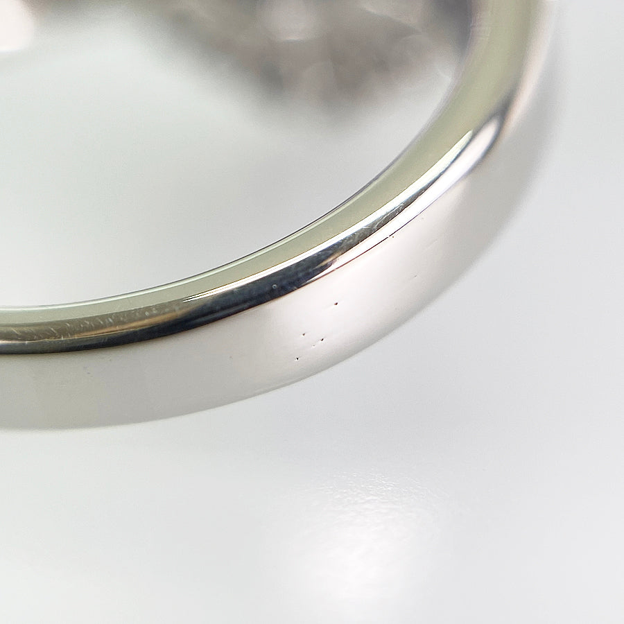 Ring Platinum Blue Sapphire