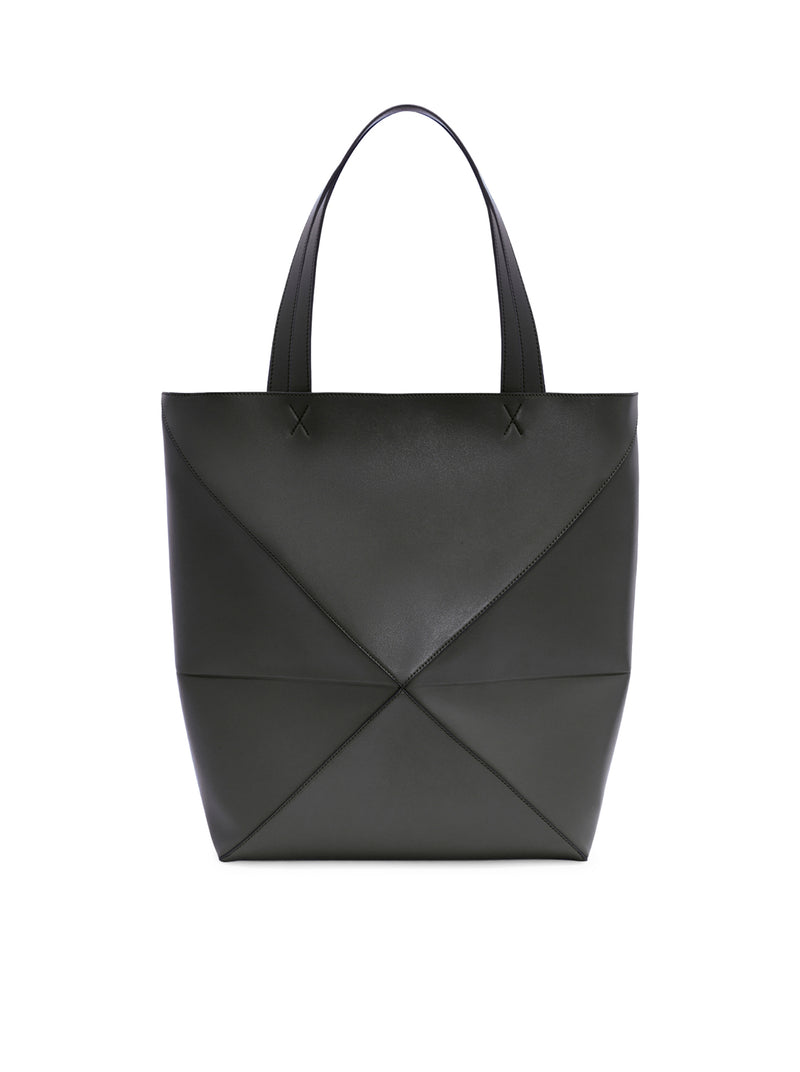 Loewe Men Puzzle Fold Tote Xl Bag In Polished Calfskin