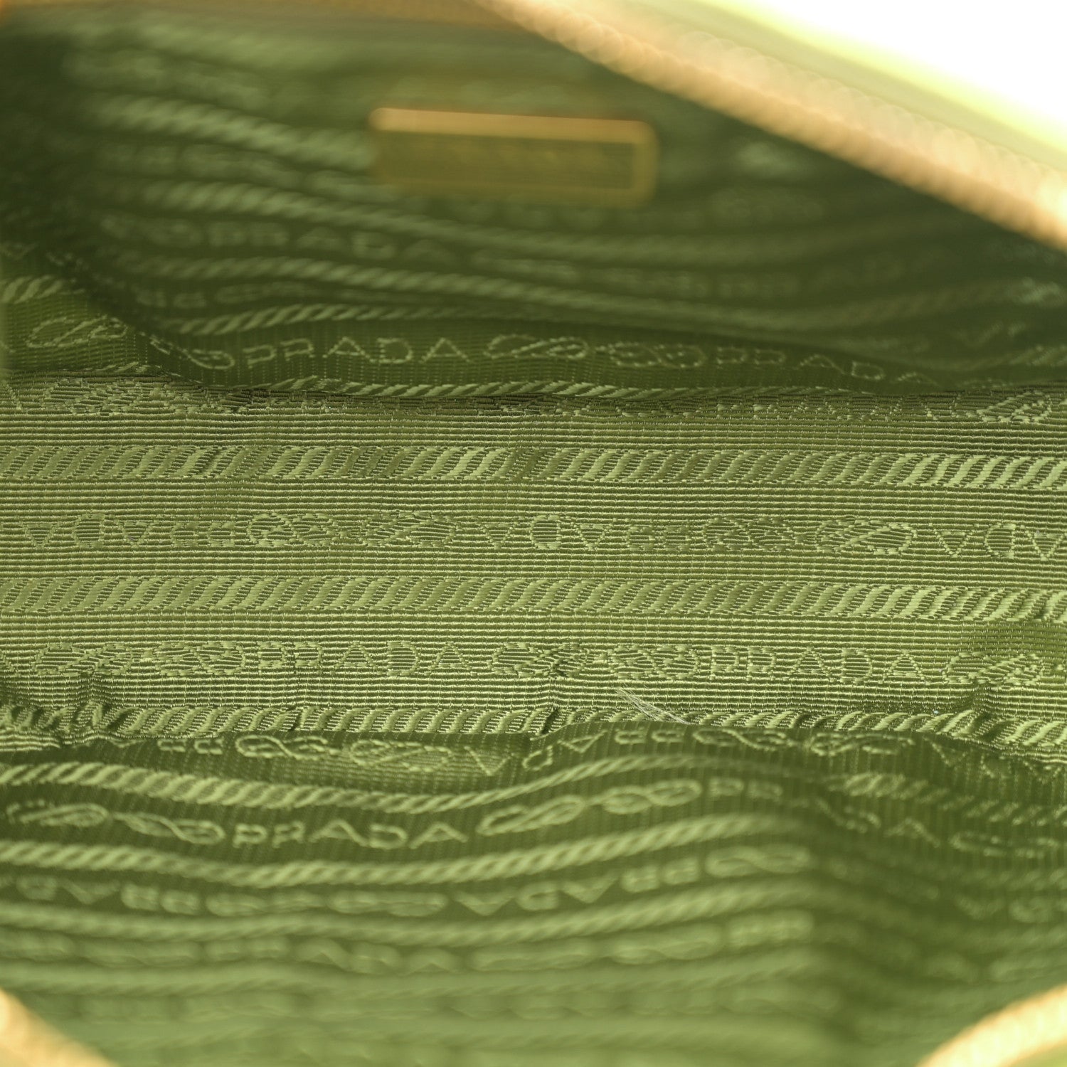 Re-Nylon Demi-lune Shoulder Bag Ivy Green