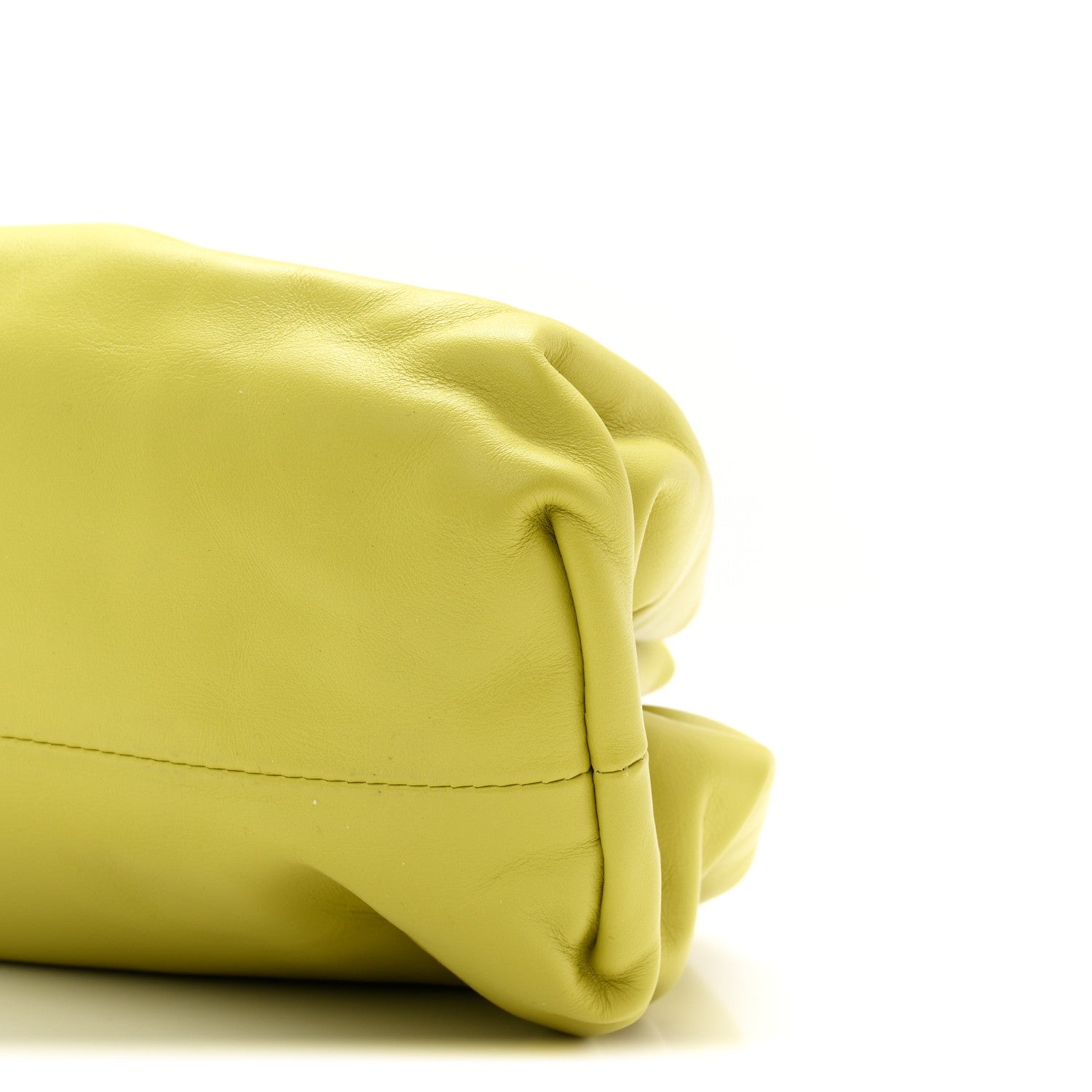 Smooth Butter Calf The Pouch Oversized Clutch Kiwi